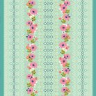 Cotton + Steel - 0001001 - Menta, virágos
