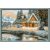 Riolis 1080-Téli táj  keresztszemes készlet - 38 x 26 cm
