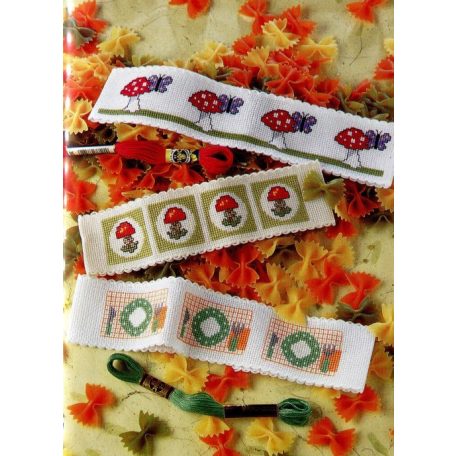 DMC 12999 - Vegyes keresztszemesek szalagokra - keresztszemes mintafüzet