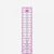Vesalia – vonalzó foltvarráshoz – 1353 - Pink - 45 x 10 cm