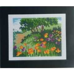   Permin keresztszemes készlet - 14-1194 - Levendulamező napraforgóval