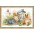 Riolis 1416 - Vidám nyuszik keresztszemes készlet - 40 x 25 cm