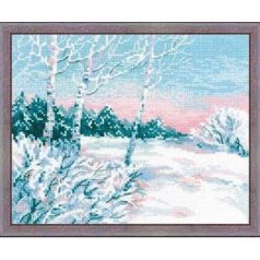 Riolis keresztszemes készlet - Téli reggel - 1541