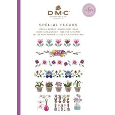   DMC keresztszemes mintafüzet - Különleges virágok - 15626F