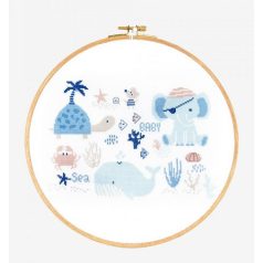 DMC keresztszemes mintafüzet - Minták bébiknek - 15757-22