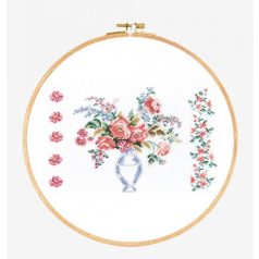 DMC keresztszemes mintafüzet - Virágok - 15758-22