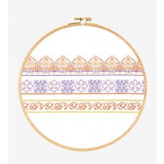 DMC keresztszemes mintafüzet - Bordűrminták - 15759-22