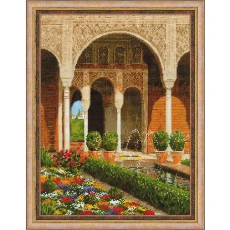 Riolis keresztszemes készlet - A palotakert - 1579