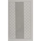 Rico hímezhető terítő alap -Fehér futó szél mintával 16248.70.18