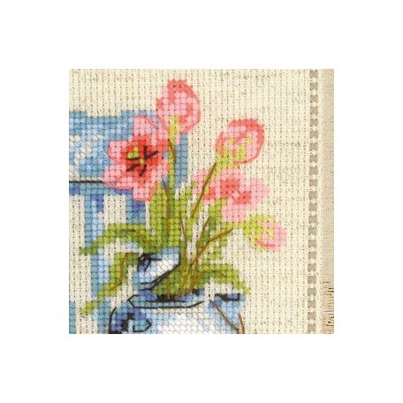 Riolis keresztszemes készlet - Cottage Garden Tavasz - 1656