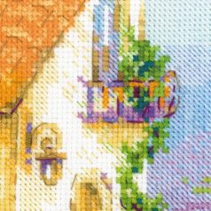 Riolis keresztszemes készlet - Levendulamező I. - 1689