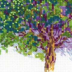 Riolis keresztszemes készlet - Levendulamező II. - 1690