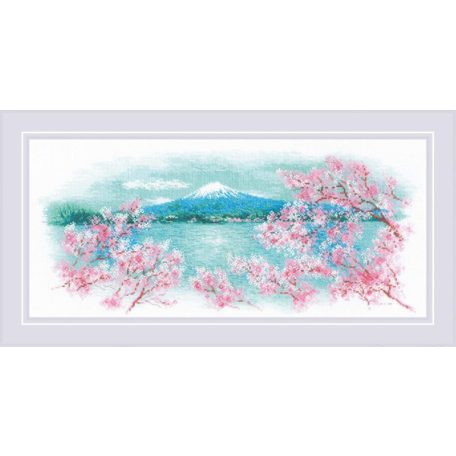 Riolis keresztszemes készlet - Sakura Fuji- 1744