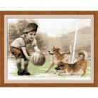 Riolis keresztszemes készlet - Football csapat - 1746