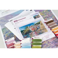 Riolis keresztszemes készlet - Liguria, Olaszország - 1747