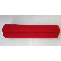   Rico hímezhető  szalag  -30 cm széles sötét piros len 17582.30.45
