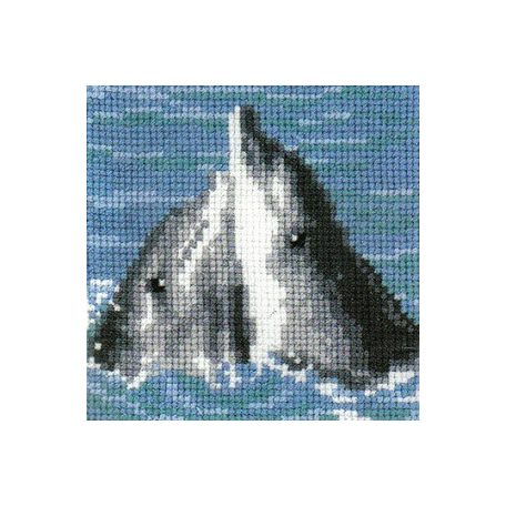 Vervaco keresztszemes készlet-Delfinek 2002/40.392