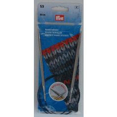   Körkötőtű 5,5 mm - ezüst bevonattal 80 cm damilrésszel - Prym_212174