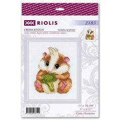 Riolis keresztszemes készlet - Hörcsög brokkolival - 2185