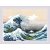 Riolis keresztszemes készlet - Hokusai: A hullám - 2186