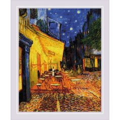   Riolis keresztszemes készlet - Van Gogh: Kávázó terasza este - 2217