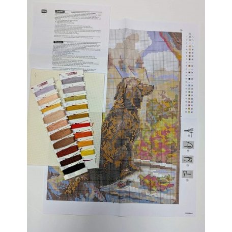 Riolis keresztszemes készlet - Induljunk sétálni! - 2256