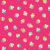 Makower pamutvászon -Anyagvarázs -2277 muffinok rózsaszín alapon