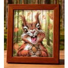 Riolis keresztszemes készlet - Erdei lakoma