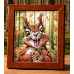 Riolis keresztszemes készlet - Erdei lakoma