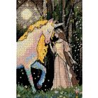 Riolis keresztszemes hímzés - Mese az unikornisról