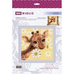 Riolis keresztszemes készlet - Kölyök zsiráf - 2318