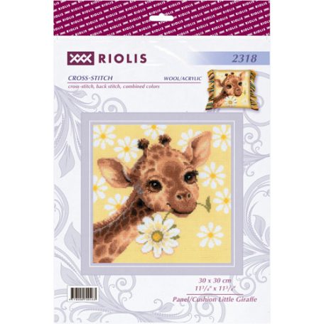 Riolis keresztszemes készlet - Kölyök zsiráf - 2318