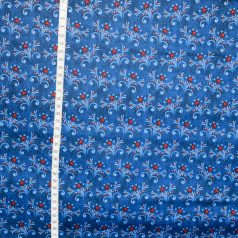 kék mintás textil  FOR LOVE OF COUNTRY 24181-N