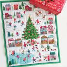 Makower adventi panel - Korcsolyázók - 2464