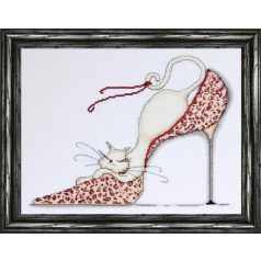 Design Works xszemes készlet - 2553DW - Leopárd cipő