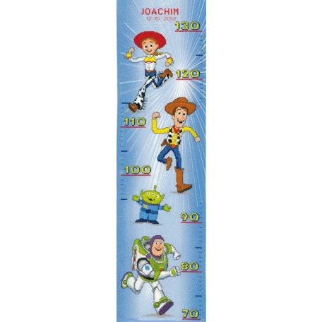 Vervaco keresztszemes magasságmérő - 2576/66901- Toy Story3