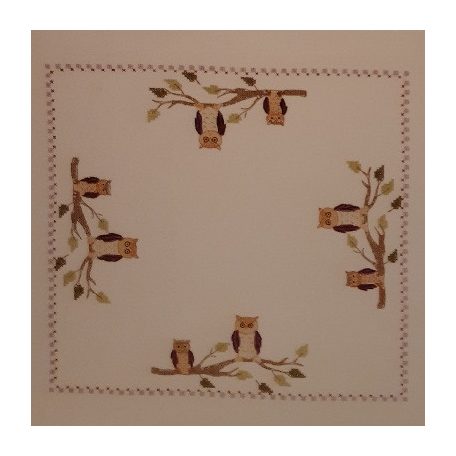 Rico előnyomott terítő készlet - Baglyok - 25903.00.63