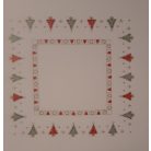 Rico előnyomott terítő készlet - Karácsonyi fenyőfák - 25903.00.68