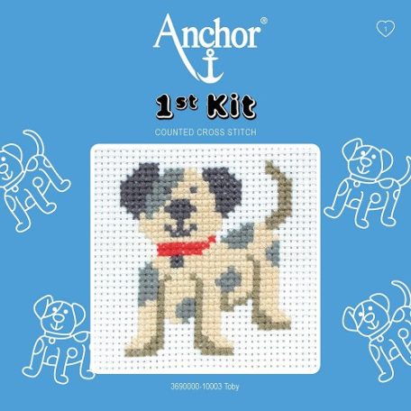 Anchor 1st Kit keresztszemes készlet gyerekeknek - kutya - 3690000-10003