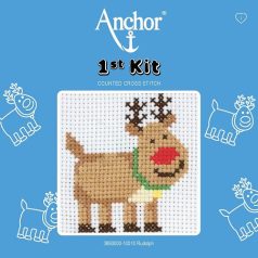   Anchor 1st Kit keresztszemes készlet gyerekeknek - Rudolf - 3690000-10010