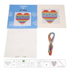   Anchor 1st Kit keresztszemes készlet gyerekeknek - Szív - 3690000-10011