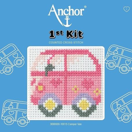 Anchor 1st Kit keresztszemes készlet gyerekeknek - Autó - 3690000-10015