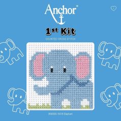   Anchor 1st Kit keresztszemes készlet gyerekeknek - Elefánt - 3690000-10018