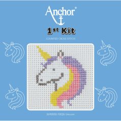   Anchor 1st Kit keresztszemes készlet gyerekeknek - Unikornis - 10026