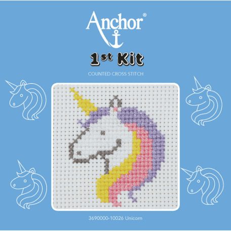 Anchor 1st Kit keresztszemes készlet gyerekeknek - Unikornis - 10026