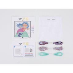   Anchor 1st Kit keresztszemes készlet gyerekeknek - Hableány - 10036
