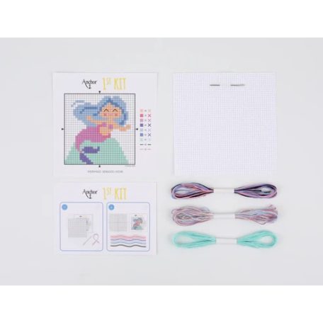 Anchor 1st Kit keresztszemes készlet gyerekeknek - Hableány - 10036