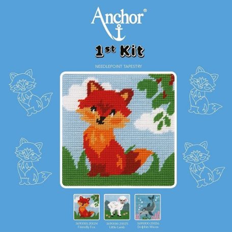 Anchor 1st Kit gobelin készlet gyerekeknek - Róka – 3690000-20024