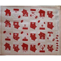 Stof adventi panel - Skandináv zoknik - 4495-010