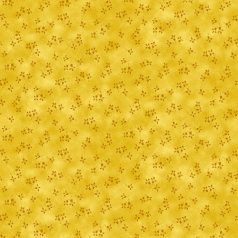   Stof Fabrics pamutvászon - Sárga - kis virágokkal - 4515-208
